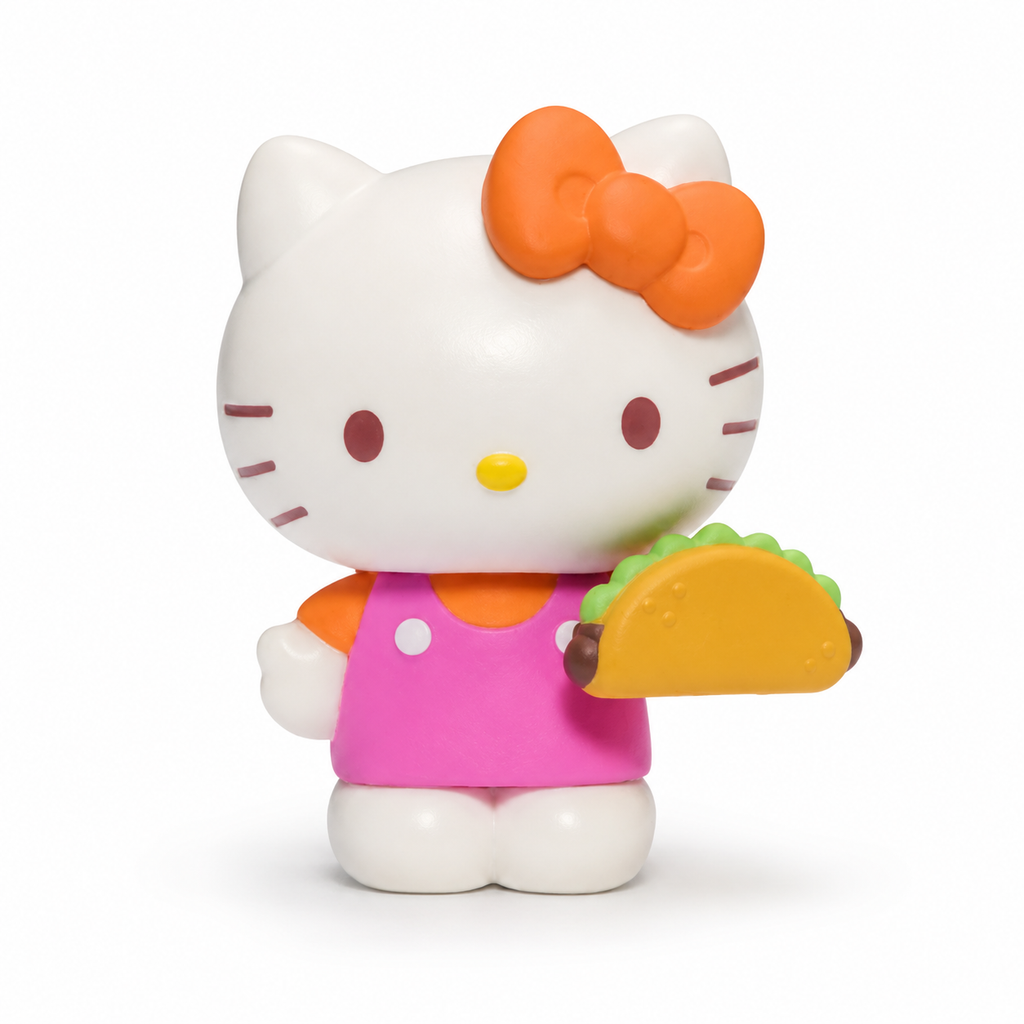 Hello Kitty ve Arkadaşları 6'lı Figür Seti – Salty Snacks (Seri 1, 12 Parça) HKT11000