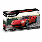Playmobil 71020 Ferrari SF90 Stradale – Işıklı Süper Araba Seti (43 Parça, 2 Figür)