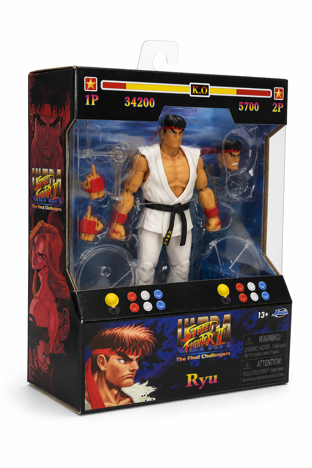 Jada Toys Ultra Street Fighter II Ryu Aksiyon Figürü 15 cm – The Final Challengers (6")
