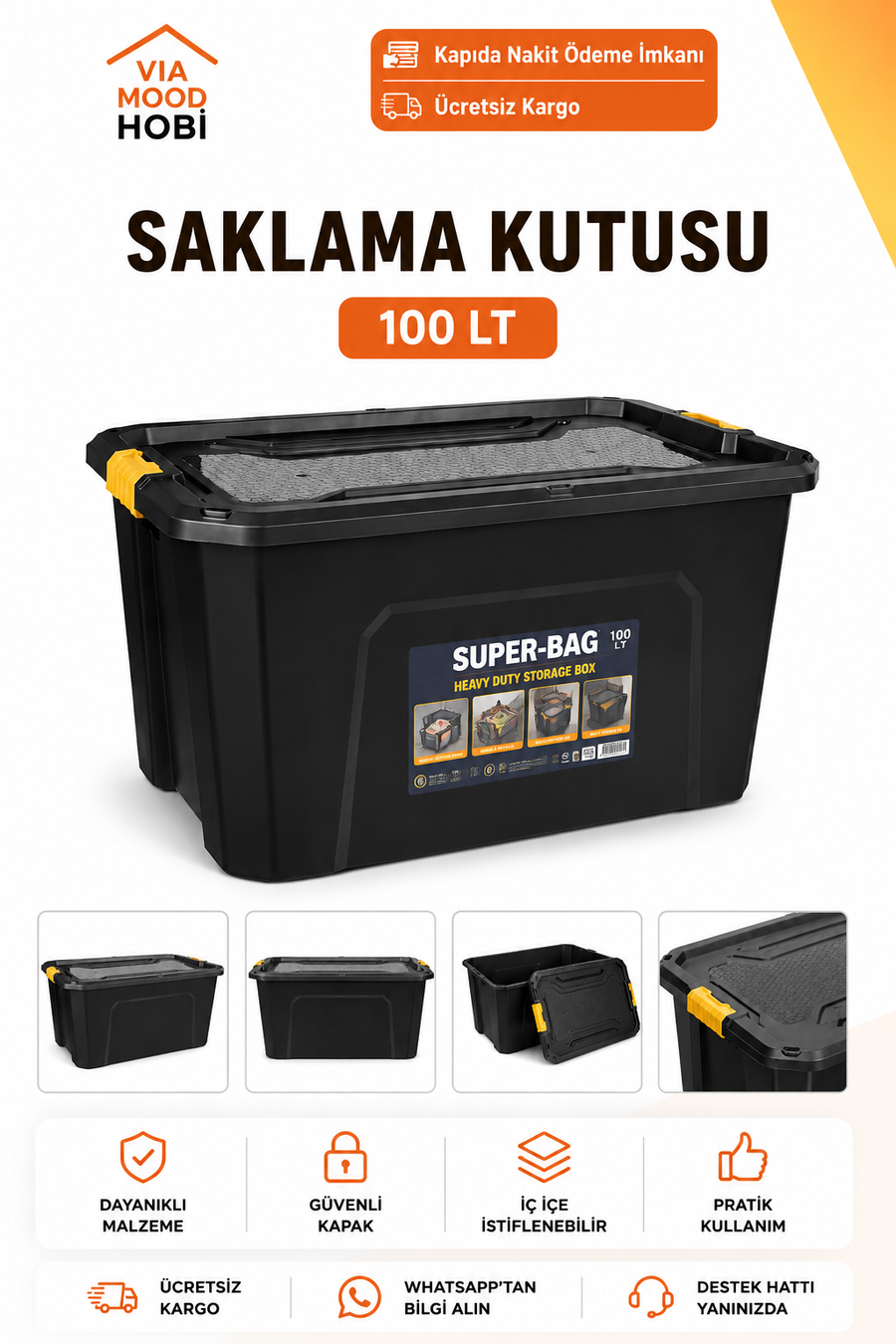 100 LT Saklama Kutusu(ASR-40-40)
