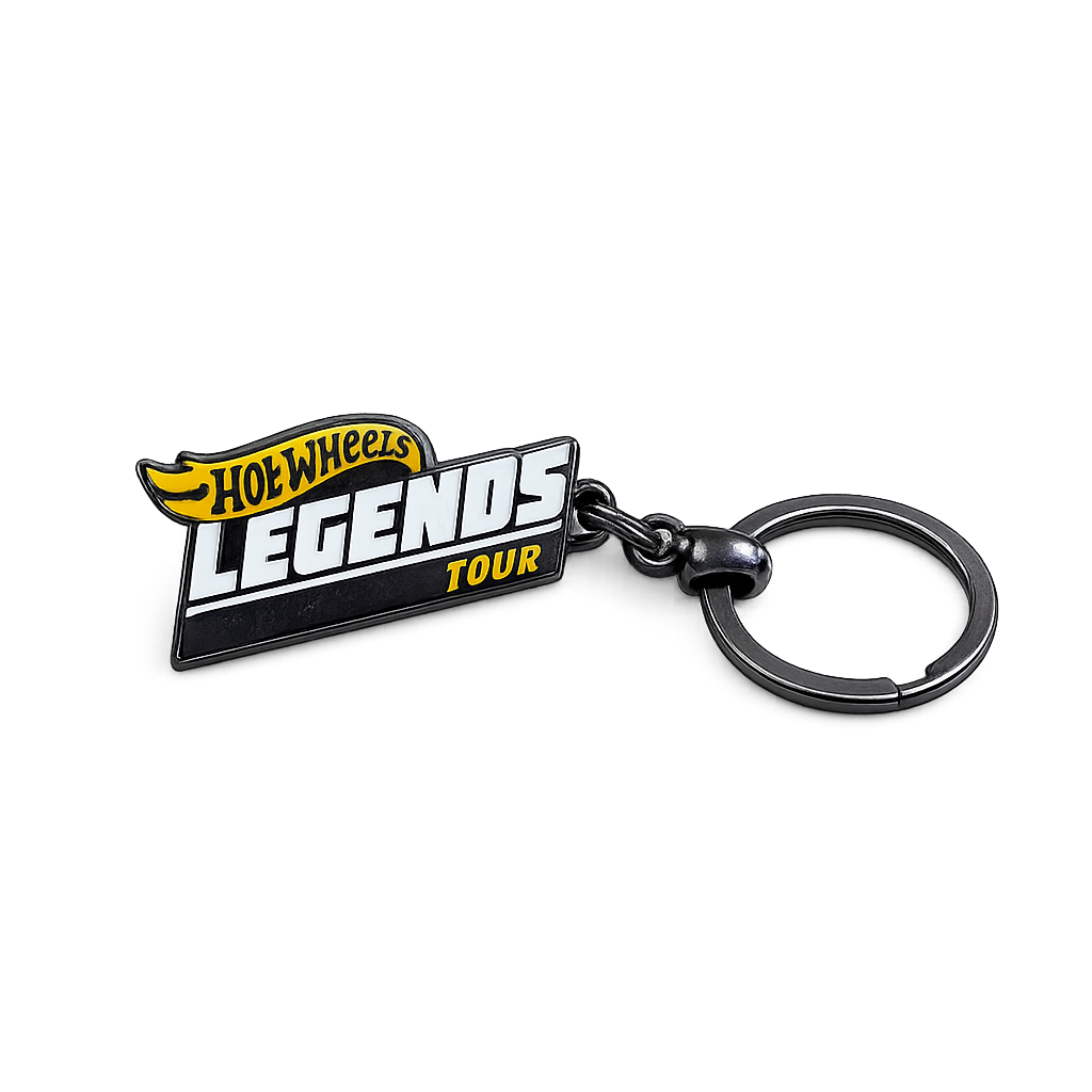 Hot Wheels Legends Tour Metal Anahtarlık | Lisanslı Logo Tasarımlı Anahtarlık