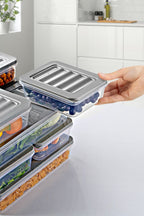 24'lü Set Freshbox Mikrodalga Ve Difrize Uygun Saklama Kabı
