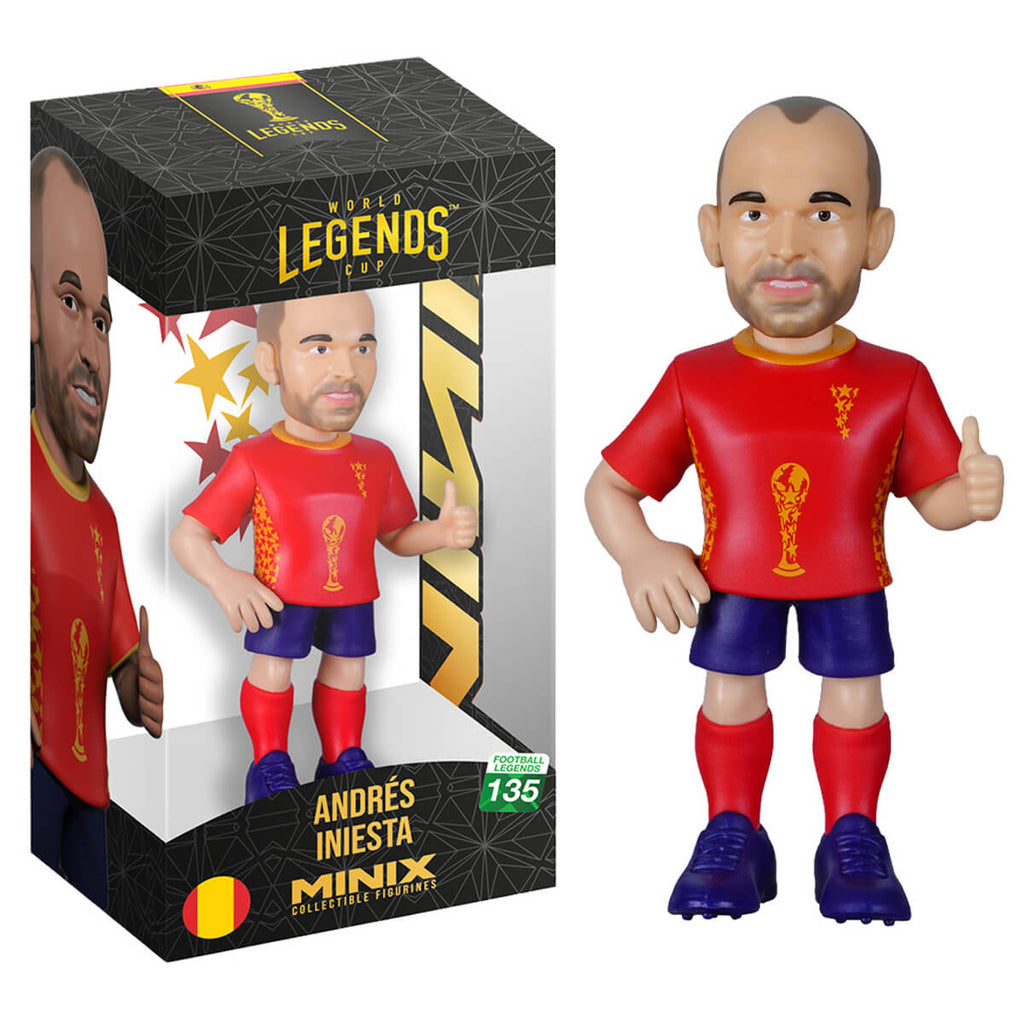 MINIX Andrés Iniesta Figürü 12 cm – Football Legends 135