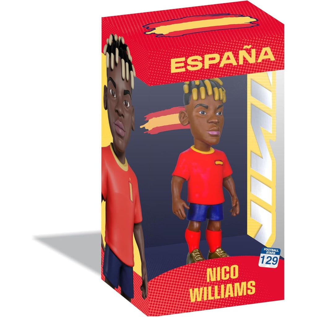 MINIX İspanya Milli Takımı – Nico Williams Koleksiyon Figürü 12 cm (Football Stars 129)