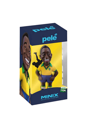 MINIX Football Legends – Pelé Brezilya Forması Koleksiyon Figürü 12 cm (110A)