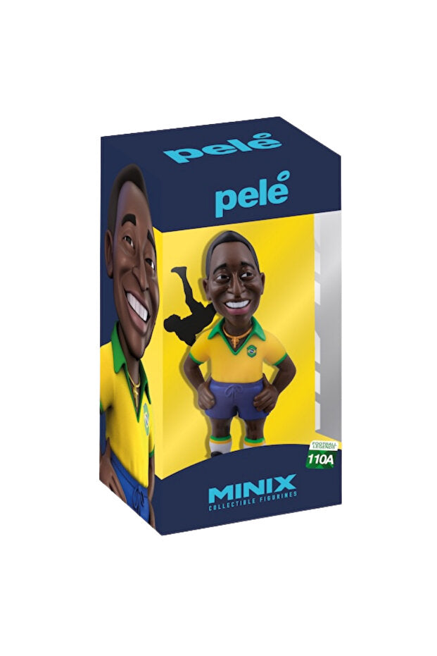 MINIX Football Legends – Pelé Brezilya Forması Koleksiyon Figürü 12 cm (110A)
