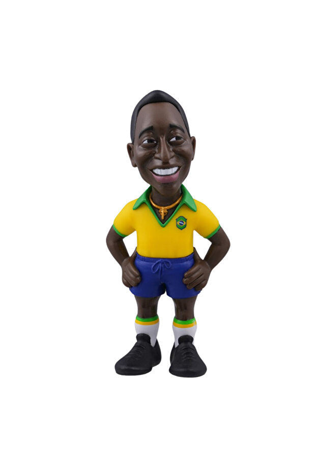 MINIX Football Legends – Pelé Brezilya Forması Koleksiyon Figürü 12 cm (110A)