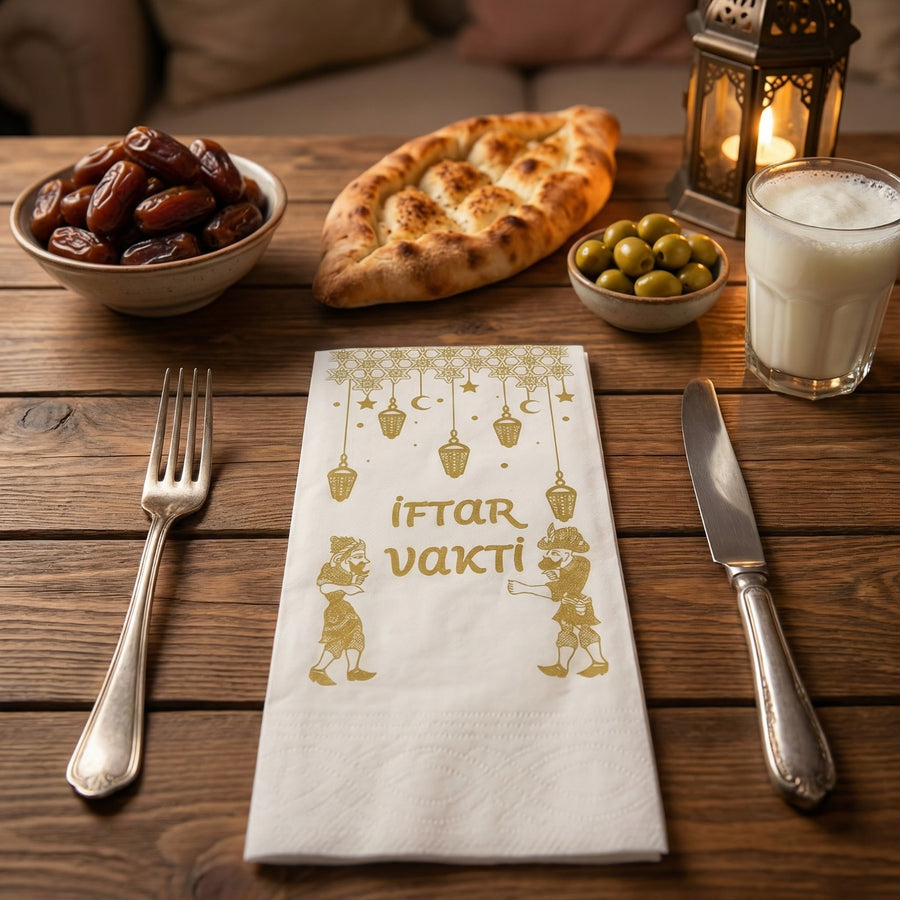 İftar Vakti Sofra Peçetesi 30 Lu