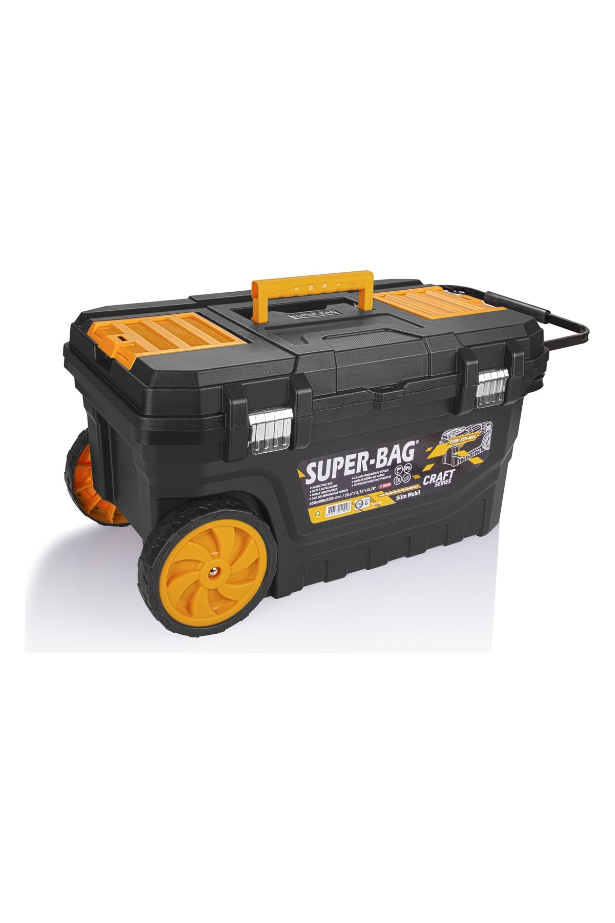 Super-Bag Slim Mobil Craft Tekerlekli Takım Çantası (ASR-4024)