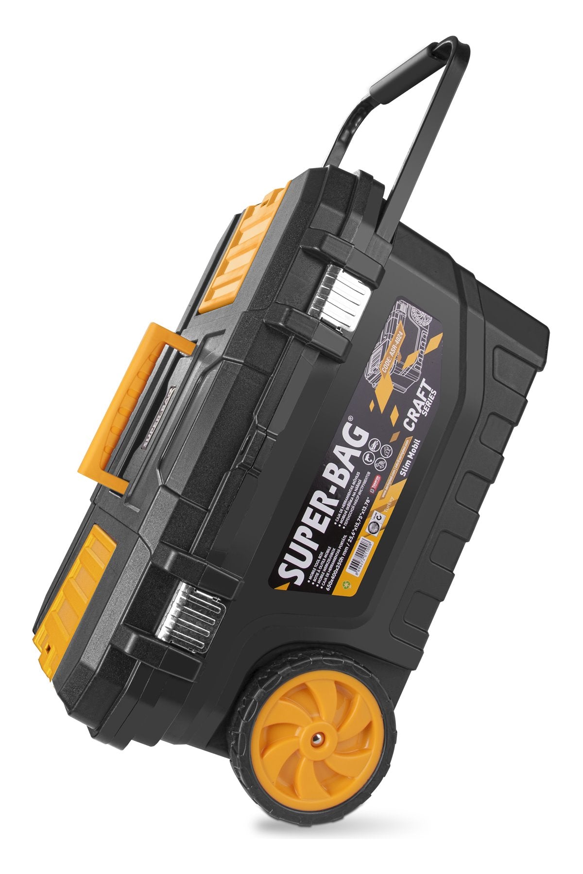 Super-Bag Slim Mobil Craft Tekerlekli Takım Çantası (ASR-4024)