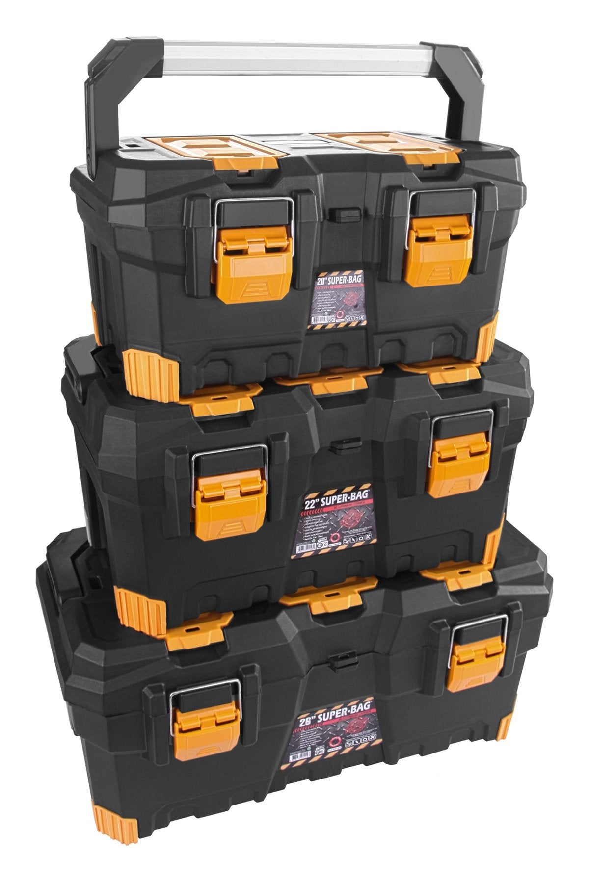 Super-Bag 20" Black-Alüminyum Saplı Takım Çantası (ASR-4050)