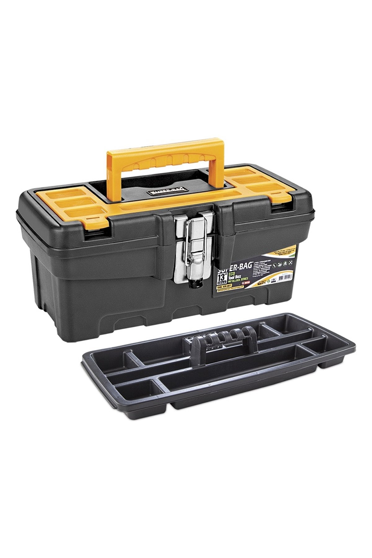Asrın Plastik 13" Eko Metal Takım Çantası (ASR-5027)