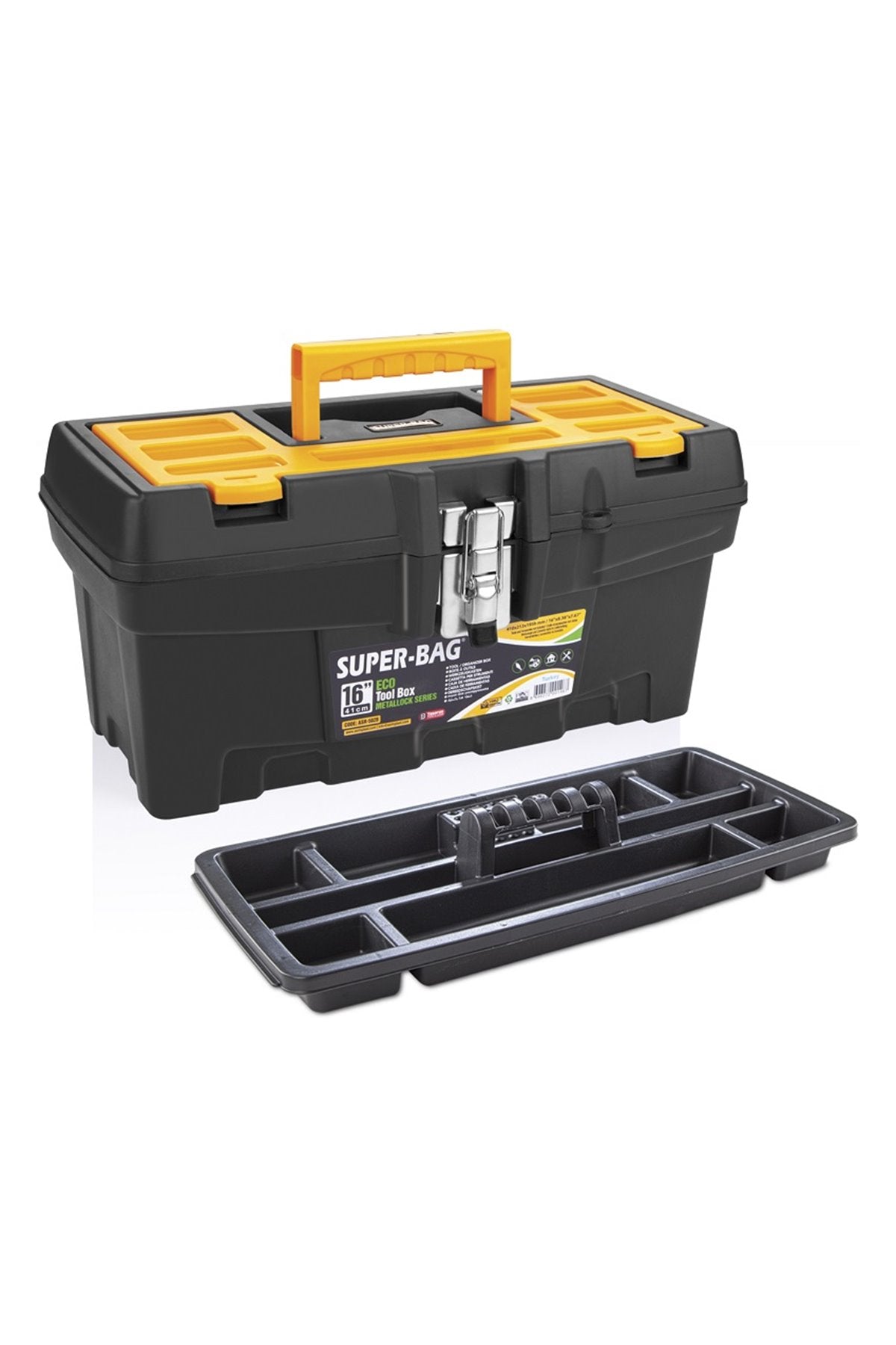 Super-Bag 16" Eko Metal Takım Çantası (ASR-5028)