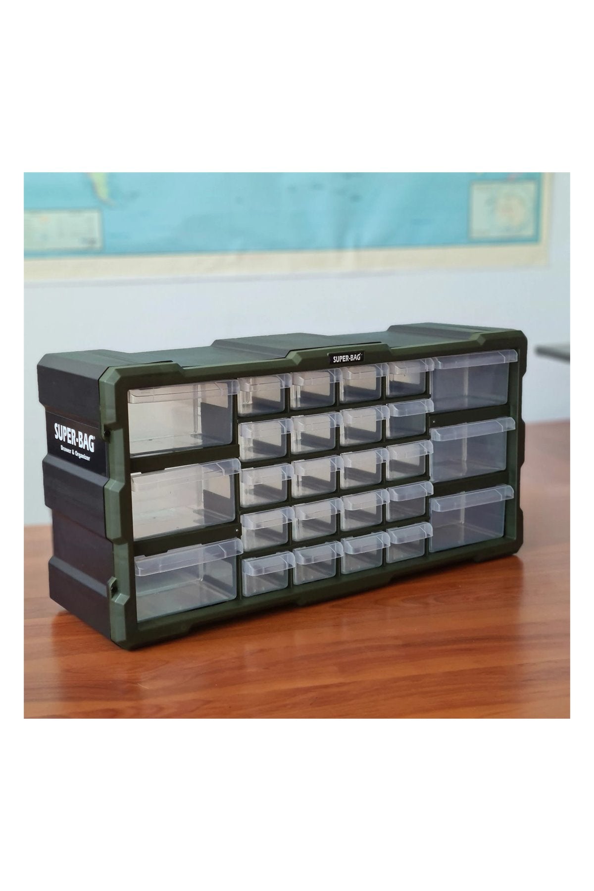 Super-Bag 26’lı Yatay Monoblok Çekmece Seti (ASR-6004)