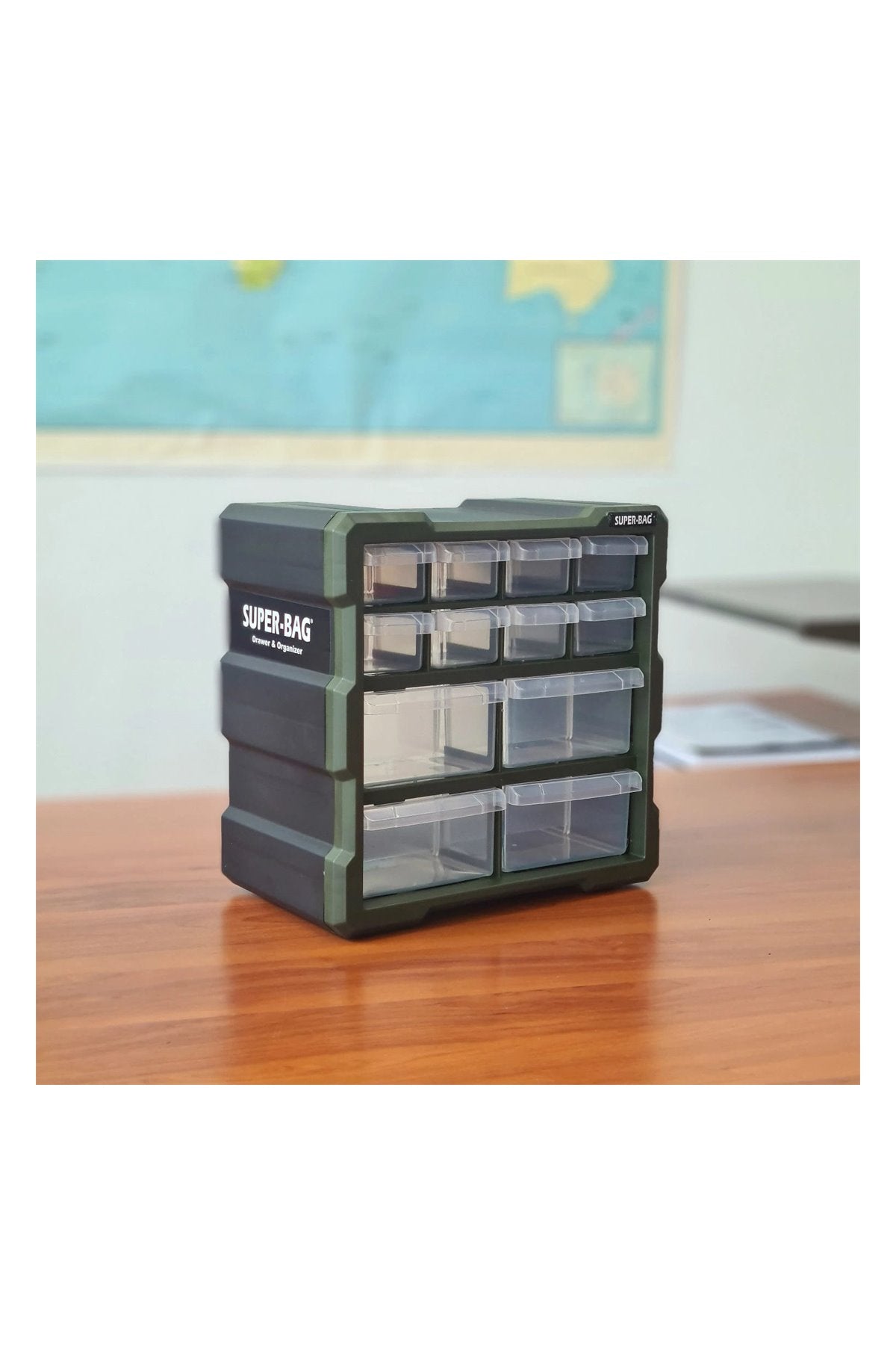 Super-Bag 12'li Küçük Monoblok Çekmece Seti (ASR-6007)