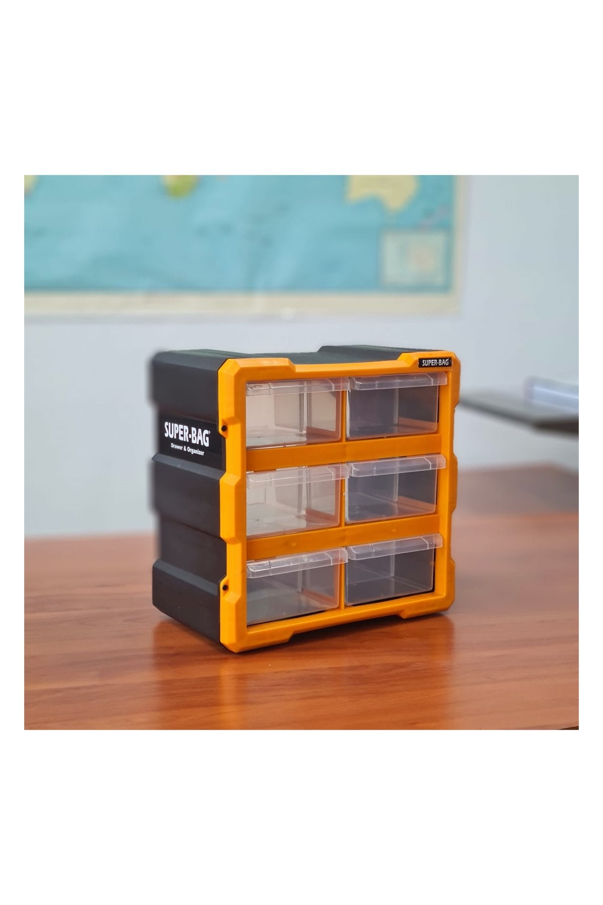 Super-Bag 6'lı Küçük Monoblok Çekmece Seti (ASR-6008)