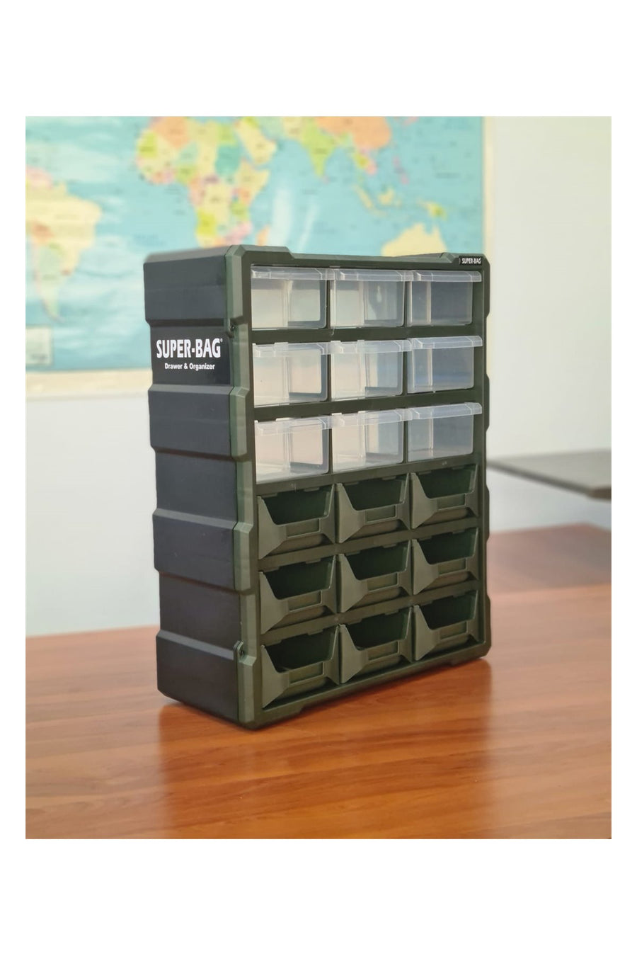 Super-Bag 18'li Monoblok Çekmece Avadanlık Seti (ASR-6011)