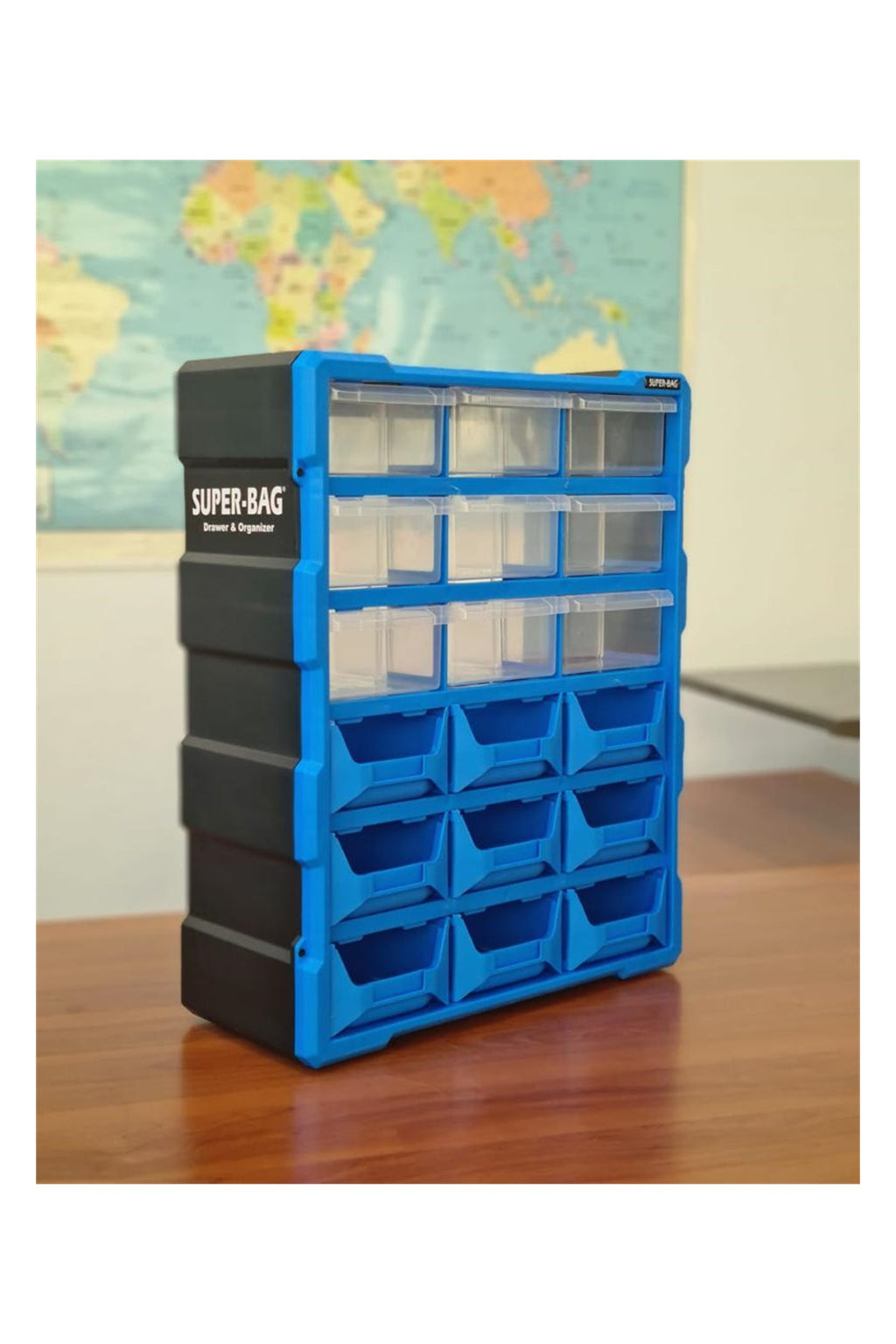 Super-Bag 18'li Monoblok Çekmece Avadanlık Seti (ASR-6011)