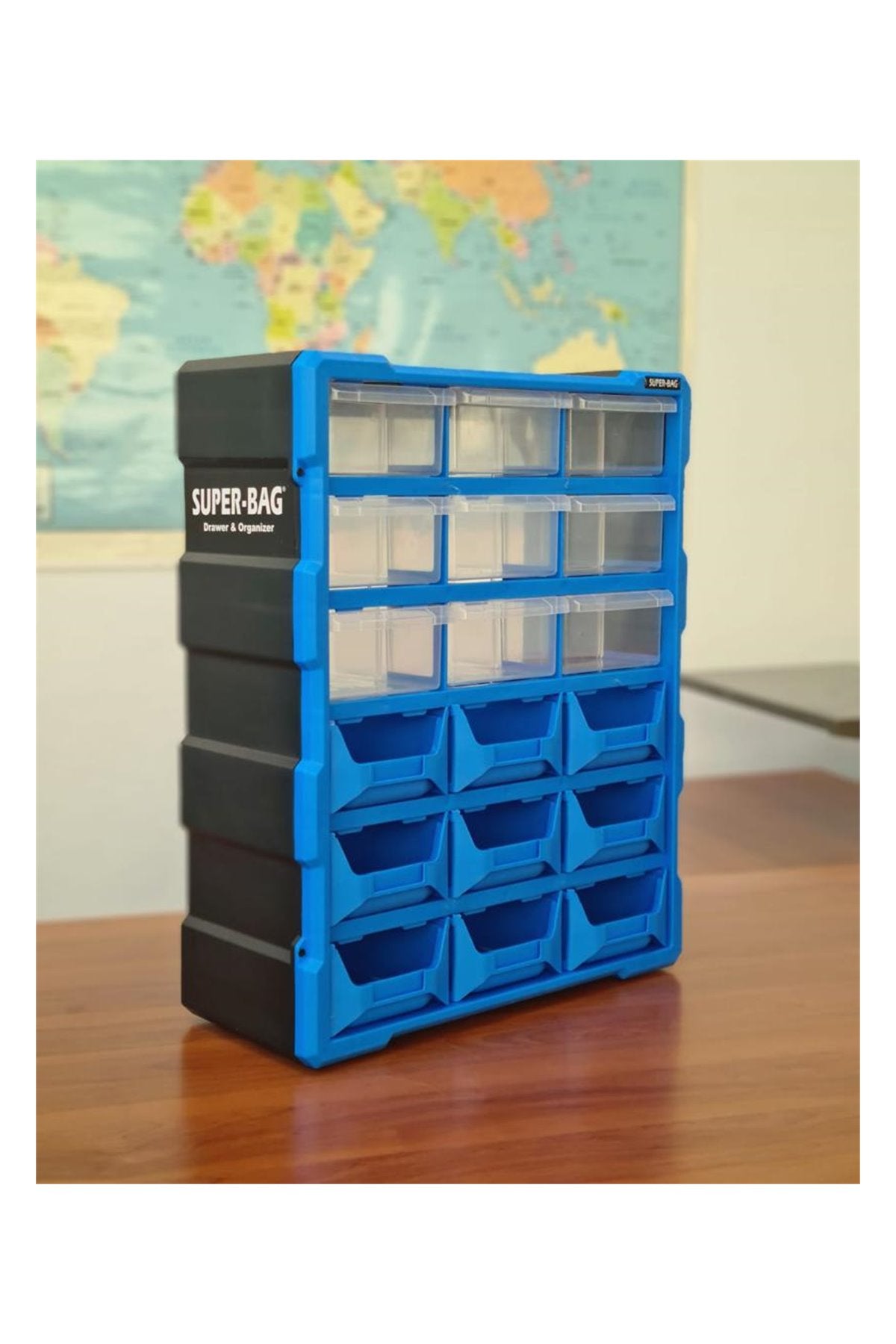 Super-Bag 18'li Monoblok Çekmece Avadanlık Seti (ASR-6011)