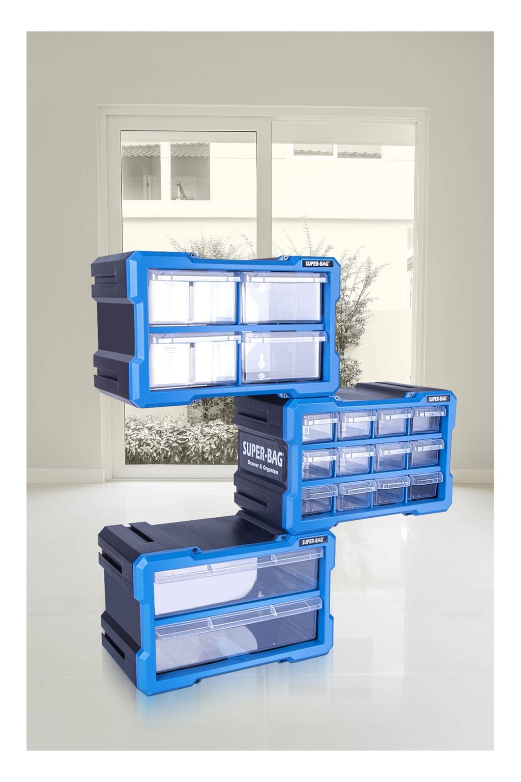 Super-Bag Modüler Monoblok Çekmece Seti 4 (ASR-6013)