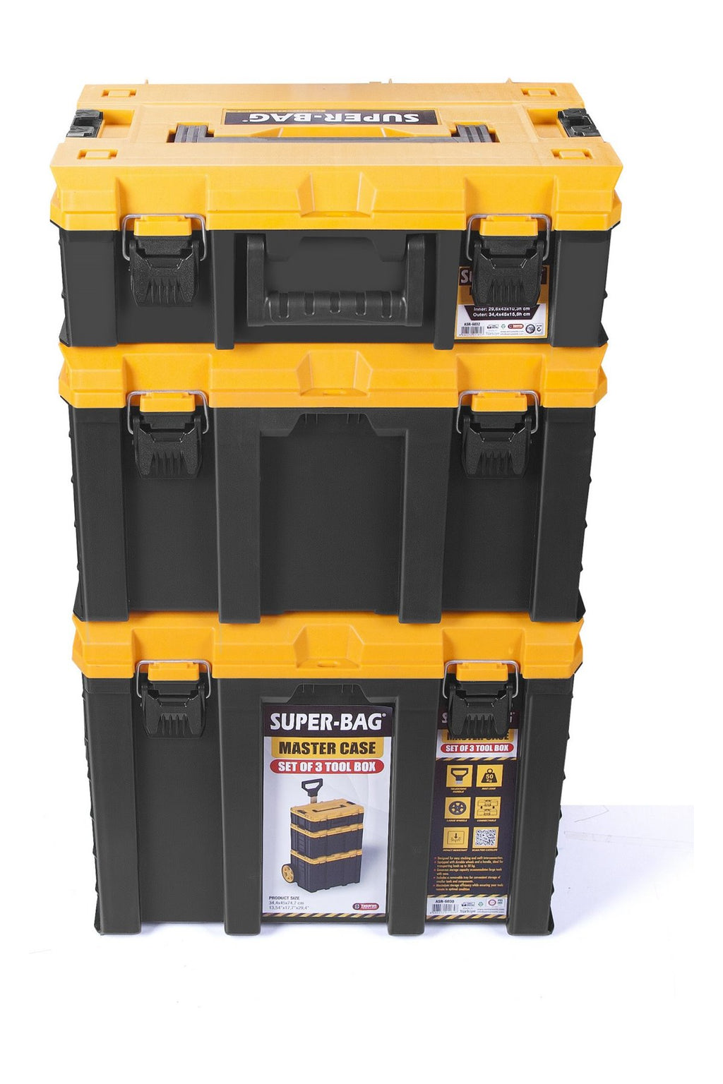 Super-Bag S-M-L Master Case 3'lü Set (ASR-6030)
