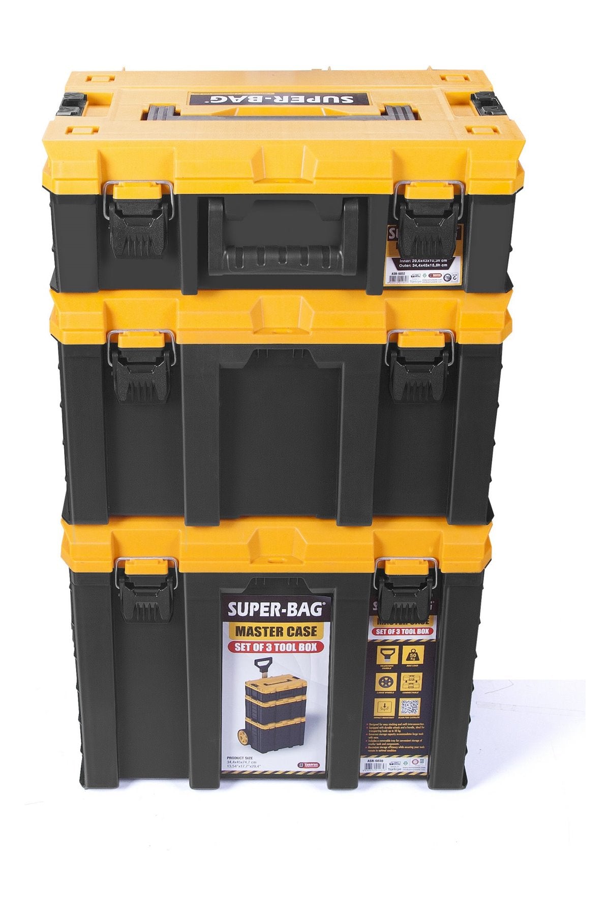 Super-Bag S-M-L Master Case 3'lü Set (ASR-6030)