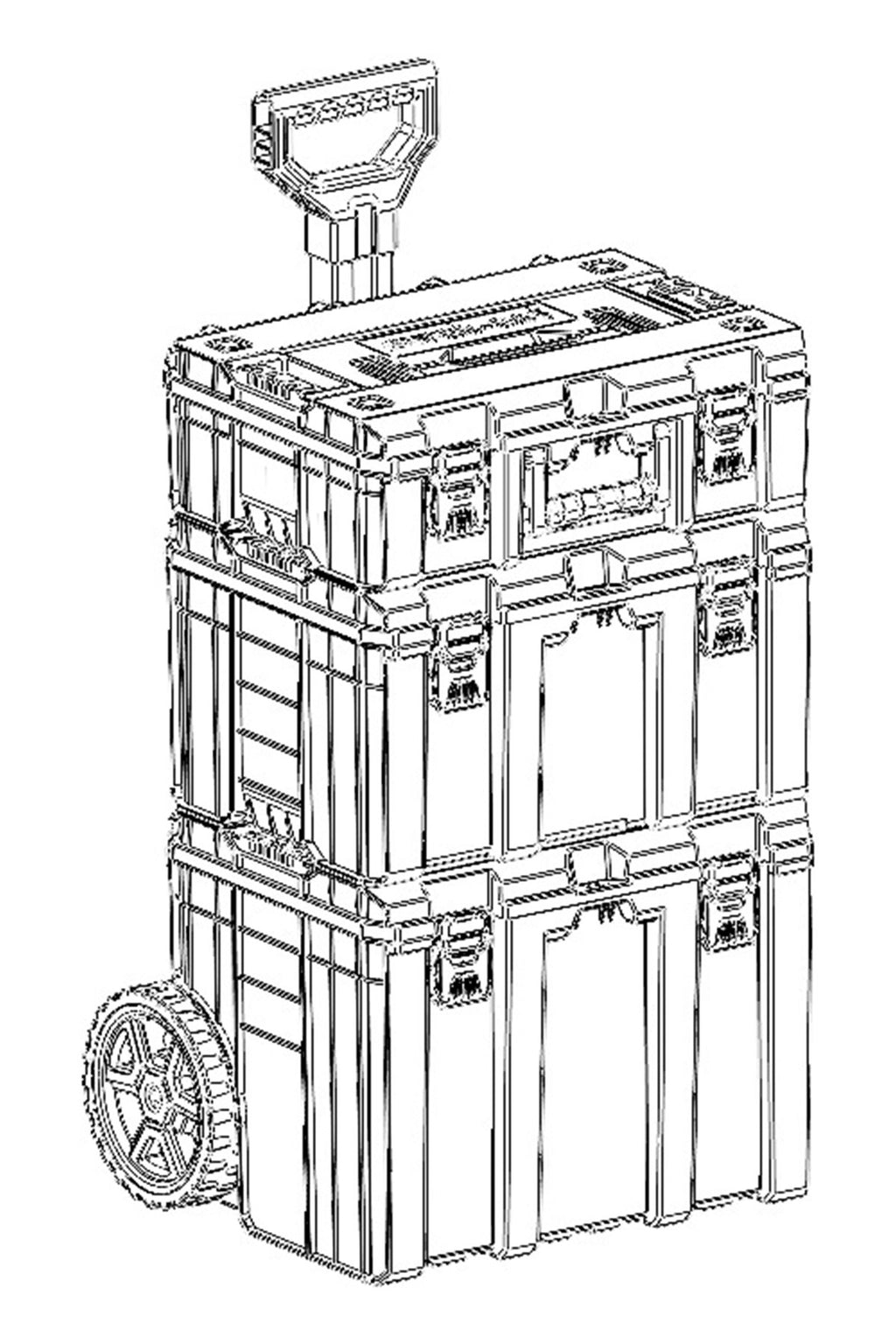 Super-Bag S-M-L Master Case 3'lü Set (ASR-6030)