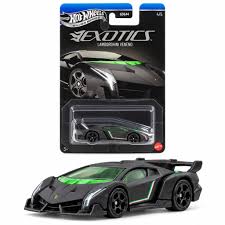 Hot Wheels Silver Series Exotics Lamborghini Veneno 1:64 Model Araba