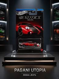 Hot Wheels Silver Series Exotics Pagani Utopia 1:64 Model Araba
