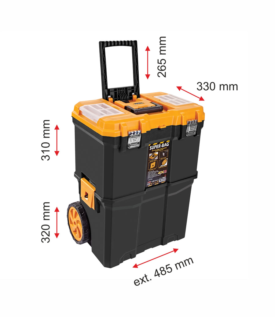 Super-Bag Çift Katlı Tekerlekli Takım Çantası (ASR-5039)