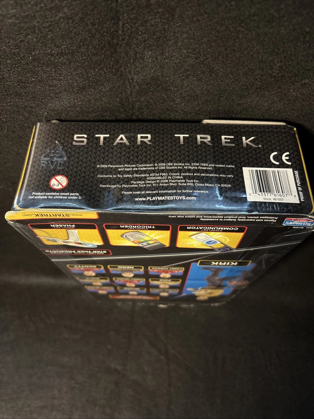 Star Trek Warp Collection Original Spock Aksiyon Figürü | Playmates Toys | Tam Hareketli Koleksiyon Figürü