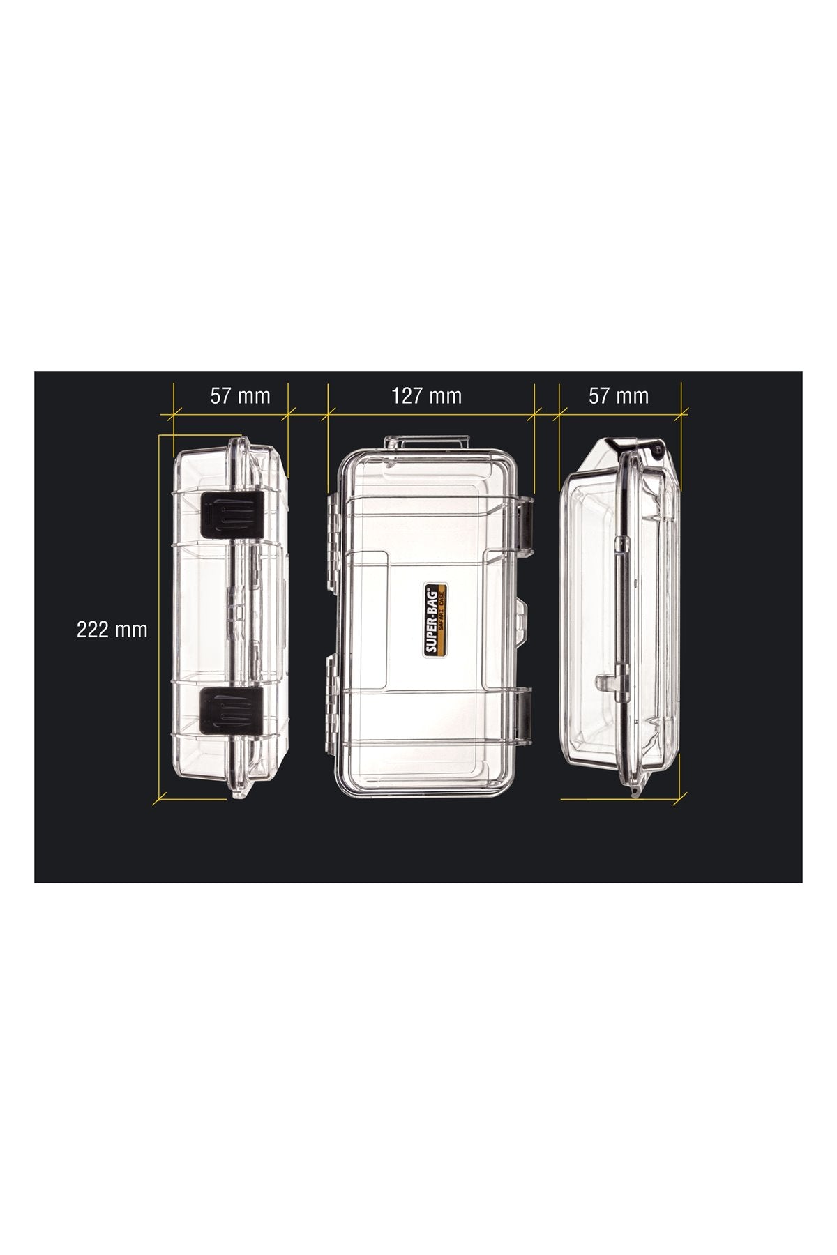 Superbag Safari Case Süngersiz Saklama Kutusu Büyük (SF-2010)