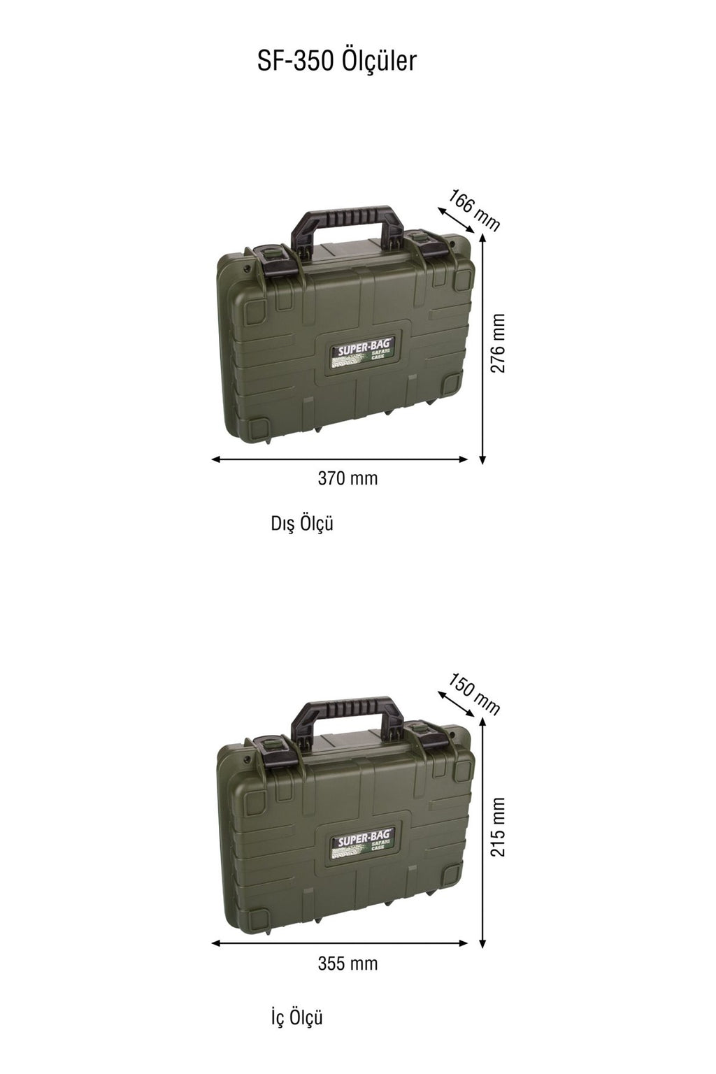 Safari Case Takım Çantası Süngersiz (SF-350)
