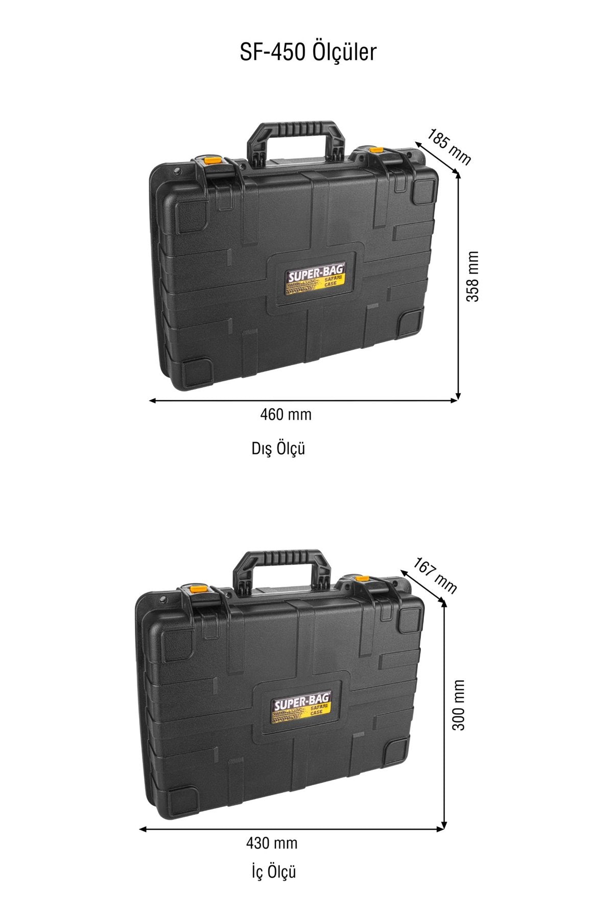 Safari Case Süngerli Takım Çantası (SF-450S)