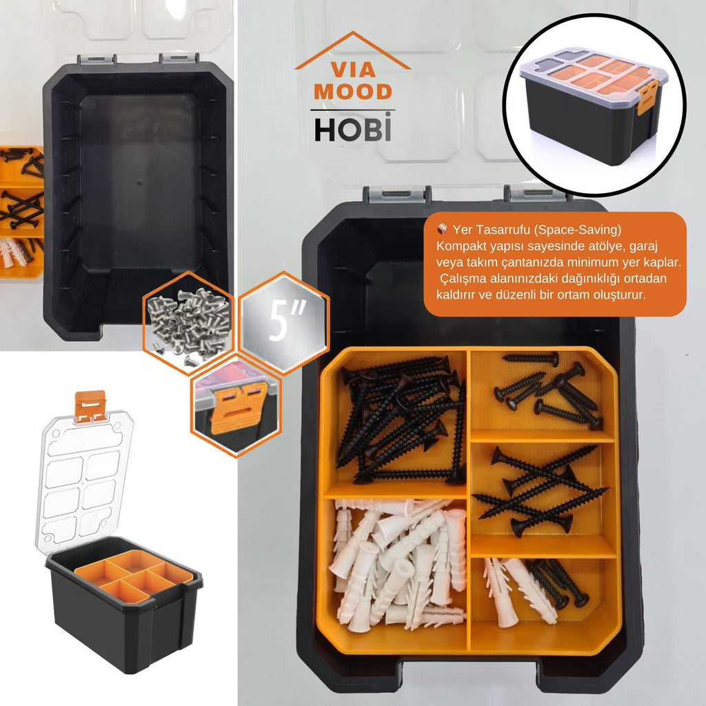 4'LÜ SLİM ORGANİZER SET (ASR-2100) 4 Organizer Bir Arada